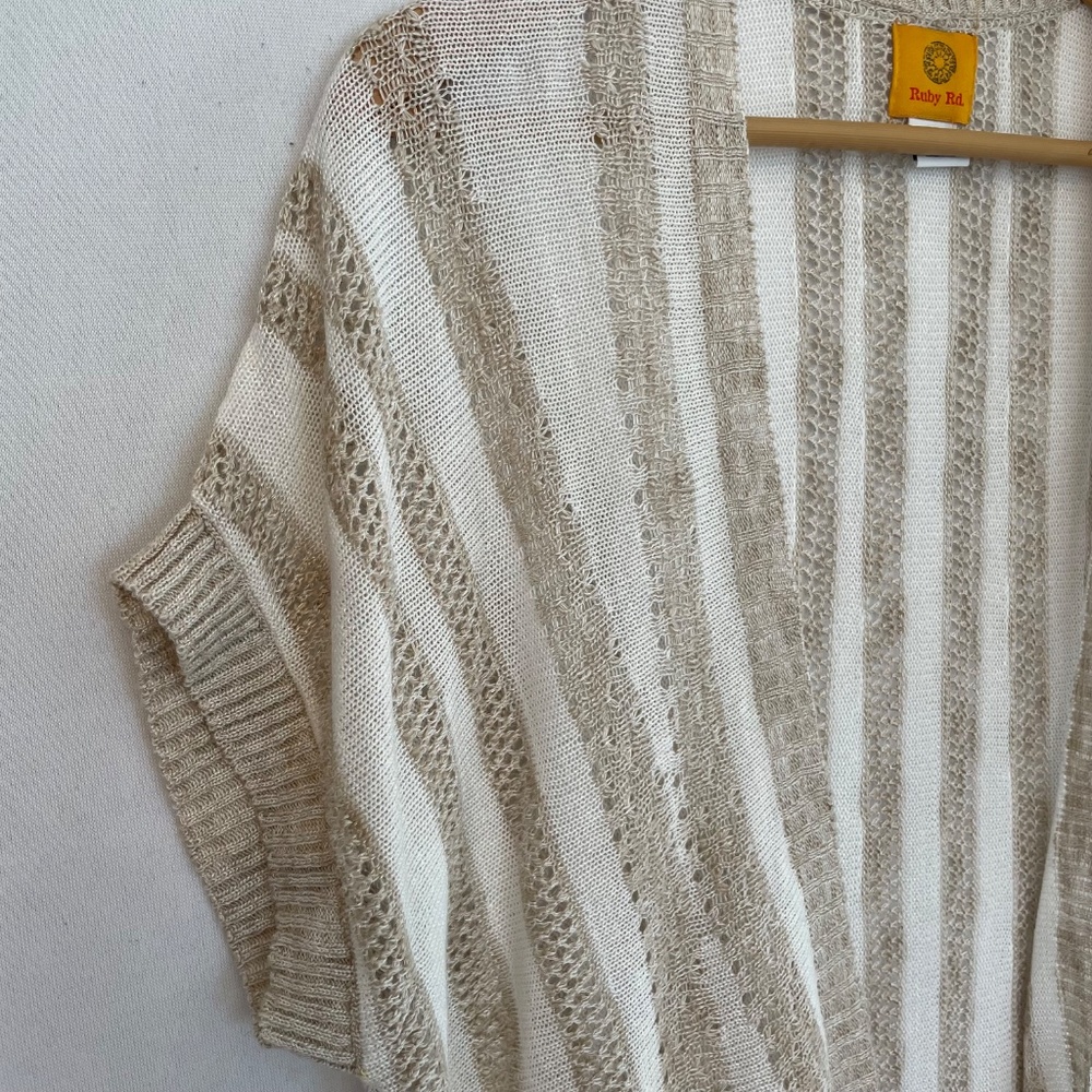 Ruby Rd. Women’s Size Large Open Front Knit Cardi… - image 2